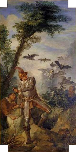 唐吉诃德的故事4-唐吉诃德和鸟到蒙特辛诺斯洞穴
