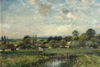 Landscape with a Stream, Chantreuil, France