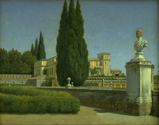 Villa Albani in Rome Seen from the Garden