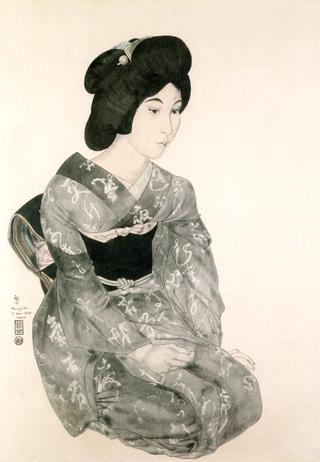 Young Japanese Woman in a Kimono