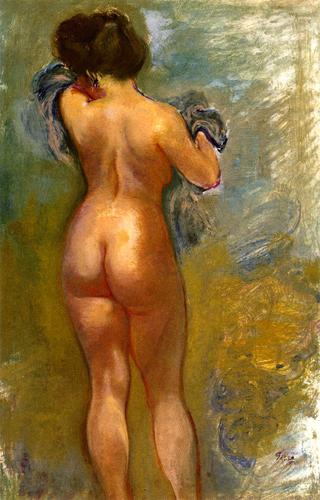 Standing Nude from the Rear
