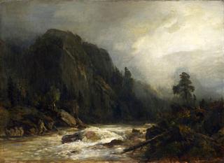 Mountain Landscape with Stream