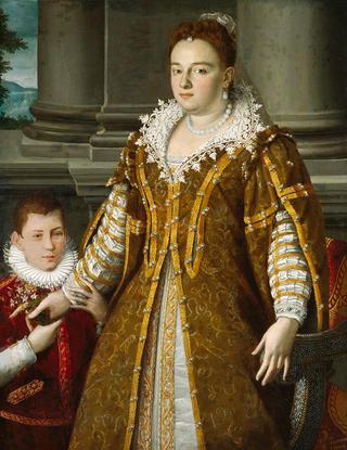 比安卡·卡佩罗·德梅迪奇大公爵夫人与儿子儿子儿子的画像