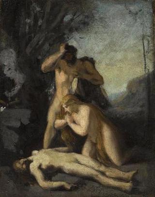 亚当和夏娃发现了亚伯的尸体