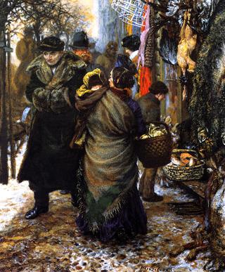 Market in Winter