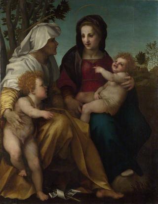 圣母子与圣伊丽莎白和施洗约翰