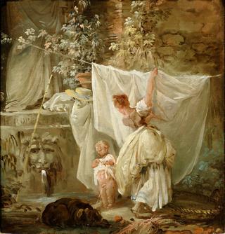 Laundress and Child