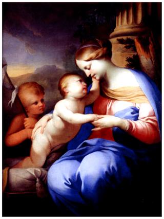 圣母，孩子和施洗约翰