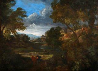 Valley Landscape with a Tempest