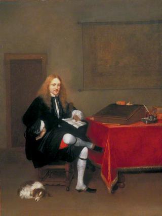 Portrait of  Man in His Study