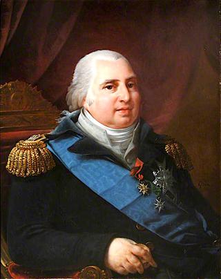 Louis XVIII (1755–1824), King of France, with the Ribbon of the Order of the Saint-Esprit