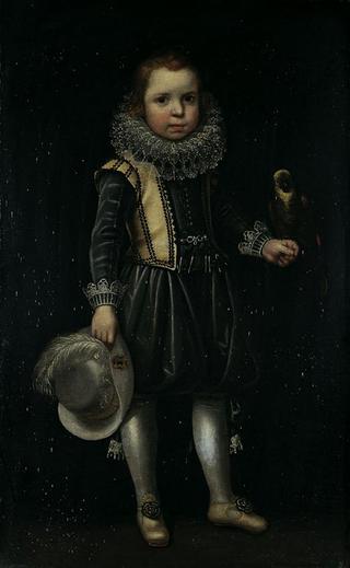 Portrait of a Boy with a Parrot