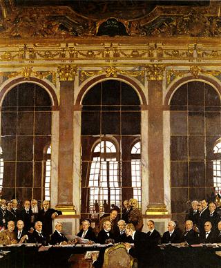 The Signing of Peace in the Hall of Mirrors, Versailles
