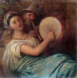 Woman with a Tambourine