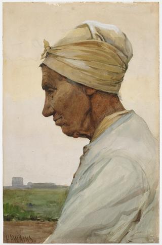 Peasant Woman in a Landscape