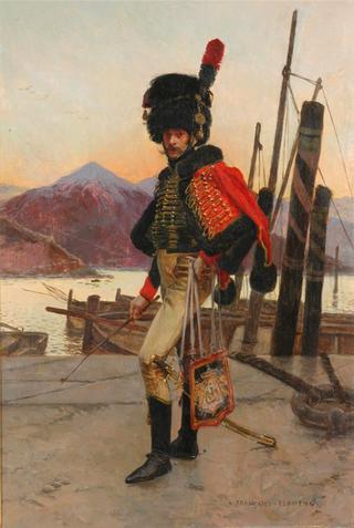 Officer Of The “Chasseurs à Cheval” Regiment Of Napoleon’s National Guard
