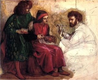 Giotto Painting the Portrait of Dante