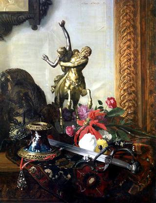 Still Life with a Bronze Statue
