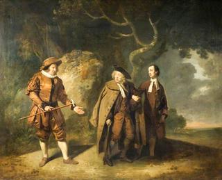 Parsons, Bransby and Watkyns in a Scene from Lethe