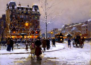 Place Pigalle in Winter
