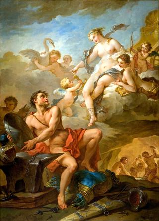 Venus Demanding Arms from Vulcan for Aeneas
