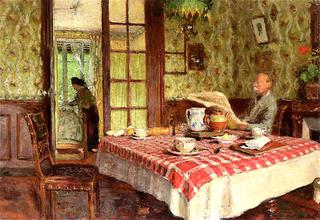 Reading in the Dining Room, Vaucresson
