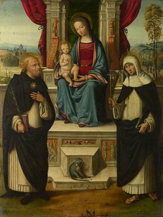 Virgin and Child with Saints Dominic and Catherine of Siena