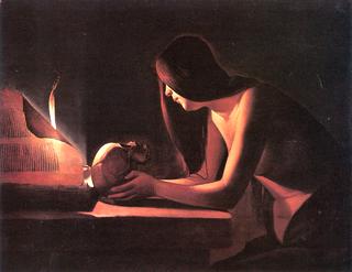 The Repentant Magdalene with a Document