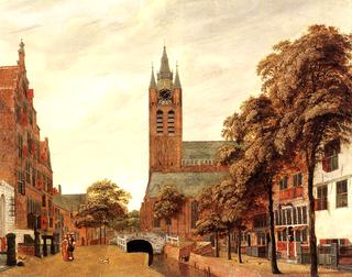 View of Delft with Old Church
