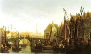 Dordrecht with the Apple Market and the Oude Haven