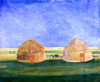 Tents in the Steppe