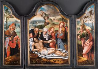 Triptych: Lamentation over the Dead Christ
