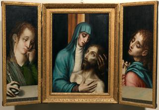 The Pieta, Saint John and Mary Magdalen (Triptych)