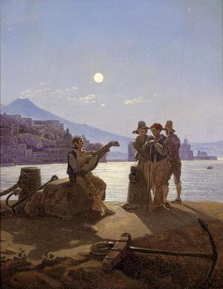 Italian Fishermen in the Port of Naples