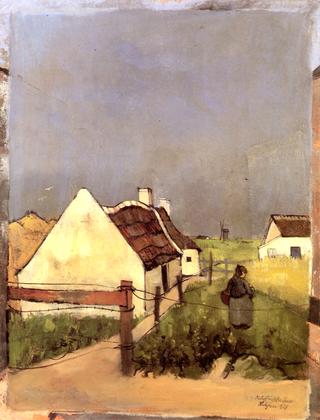 Belgian Landscape with Houses