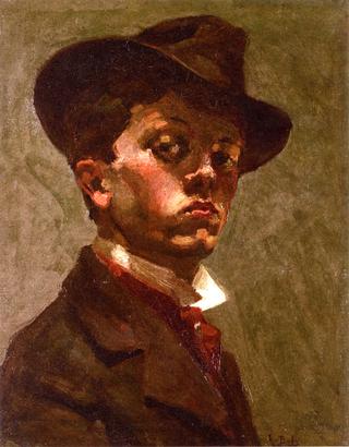 Self-Portrait with Trilby Hat