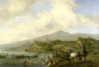 Landscape with River and Bathers