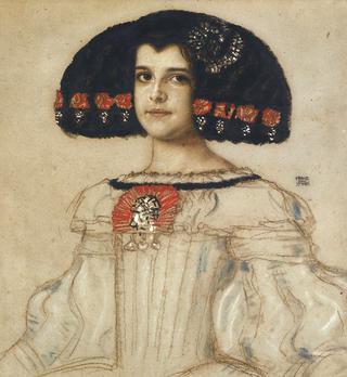 Mary, the Artist's Daughter, in Velasquez Dress
