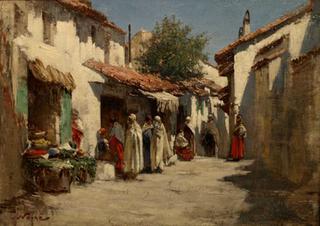 Arab Merchants at Biskra