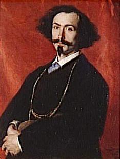 西班牙画家莫雷诺画像