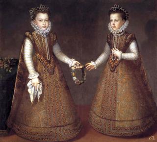 Las infantas Isabel Clara Eugenia y Catalina Micaela