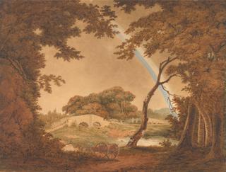 Landscape with a Rainbow, View near Chesterfield