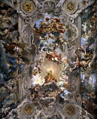 The Triumph of Divine Providence (ceiling vault of salon)