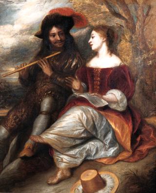 A Couple in Shepherd Costume