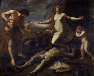 Adam and Eve Weeping over the Death of Abel