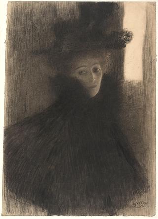 Lady with Cape and Hat