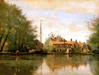 River Landscape in Holland
