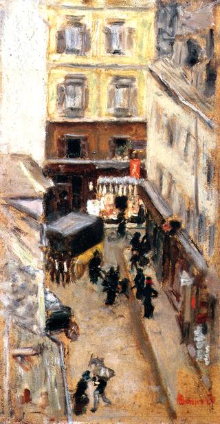 巴黎狭窄的街道