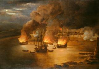The Attack on Shipping in Tripoli, 24th January 1676