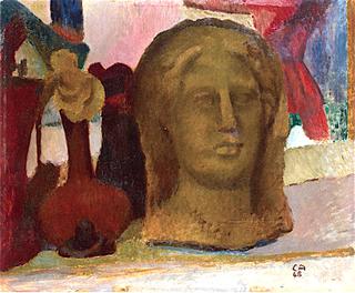 Still Life with Bust and Flowers